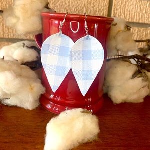 Faux Leather Earrings